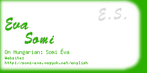eva somi business card